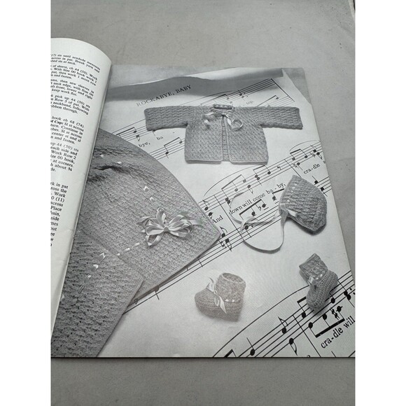 Rock a Bye Baby Book Columbia Minerva Beehive Infant 3 Years Knitting Patterns - Picture 10 of 12